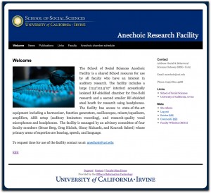 Screenshot - Anechoic Research Facility Home